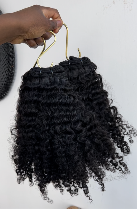 Type 4 curly | 3 bundles